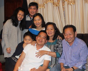 From L-R: Me, Dad, Mom, Little Brother, Uncle, Grandma, and Granddad
